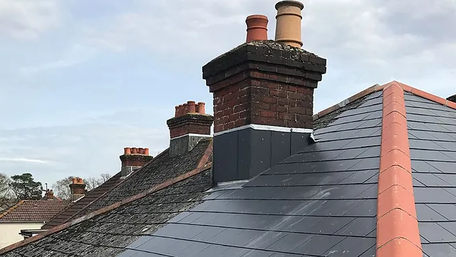 house roof chimney